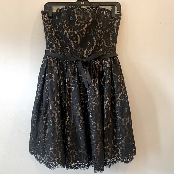 Strapless lace little black dress - Robert Rodriquez - Picture 3 of 6